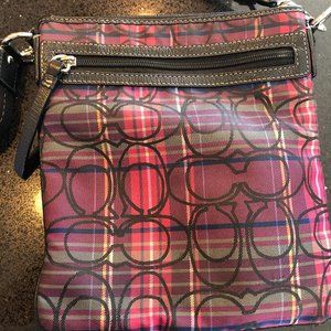 Coach multi-color over the shoulder bag